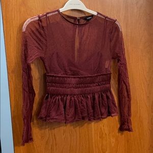 Express Sheer with Cami Top